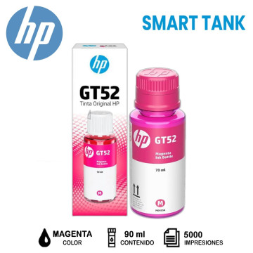 Tinta GT52 Magenta HP - 90ml