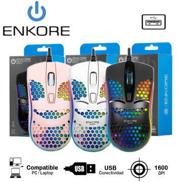 Mouse ENKORE Geox cableado USB