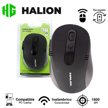 Mouse inalambrico HALION...